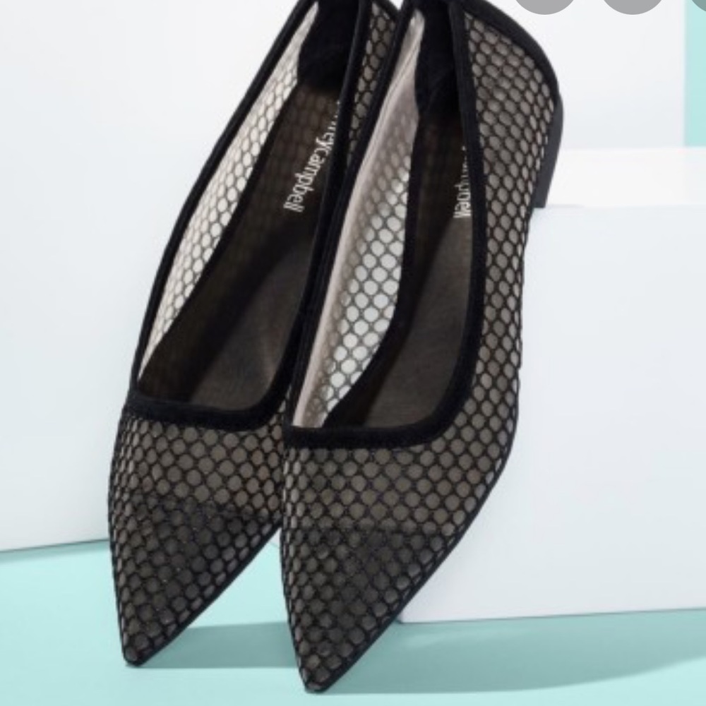 Jeffrey Campbell Meranda Mesh Flat size 8
